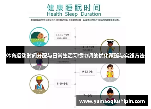 体育运动时间分配与日常生活习惯协调的优化策略与实践方法